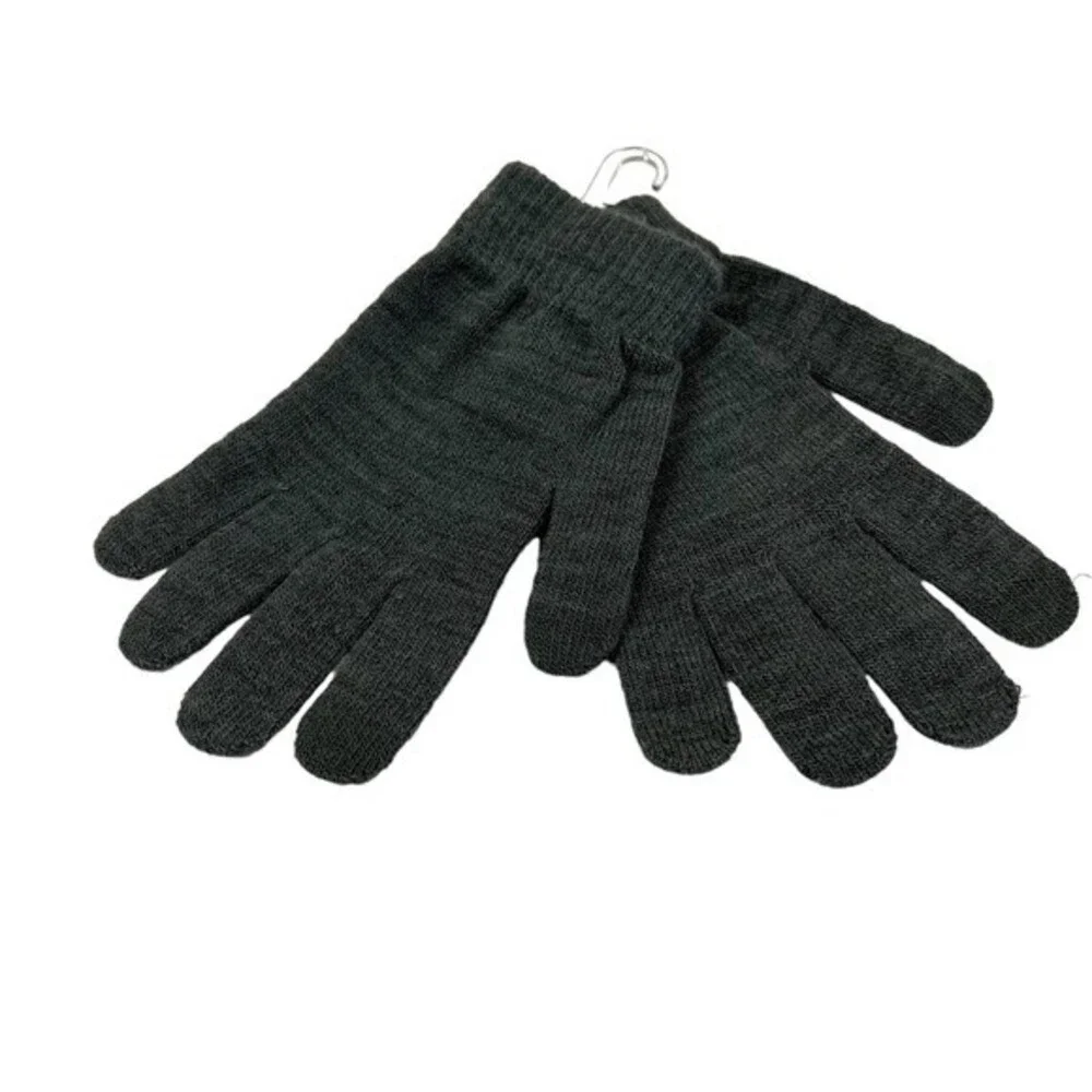 Wild Fable Gray Winter knit Gloves Touchscreen Compatible one size